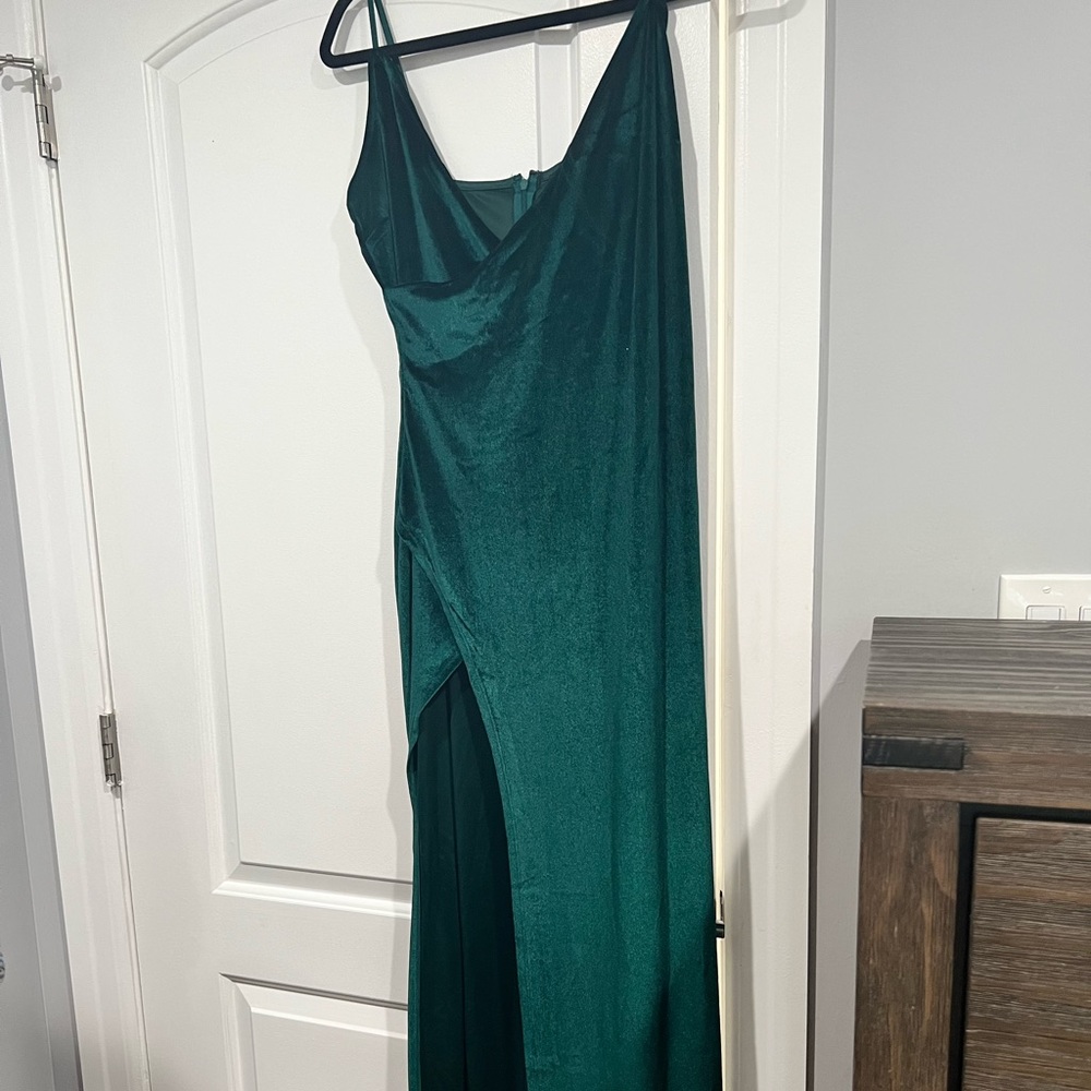 Lulus Velvet Midi Dress